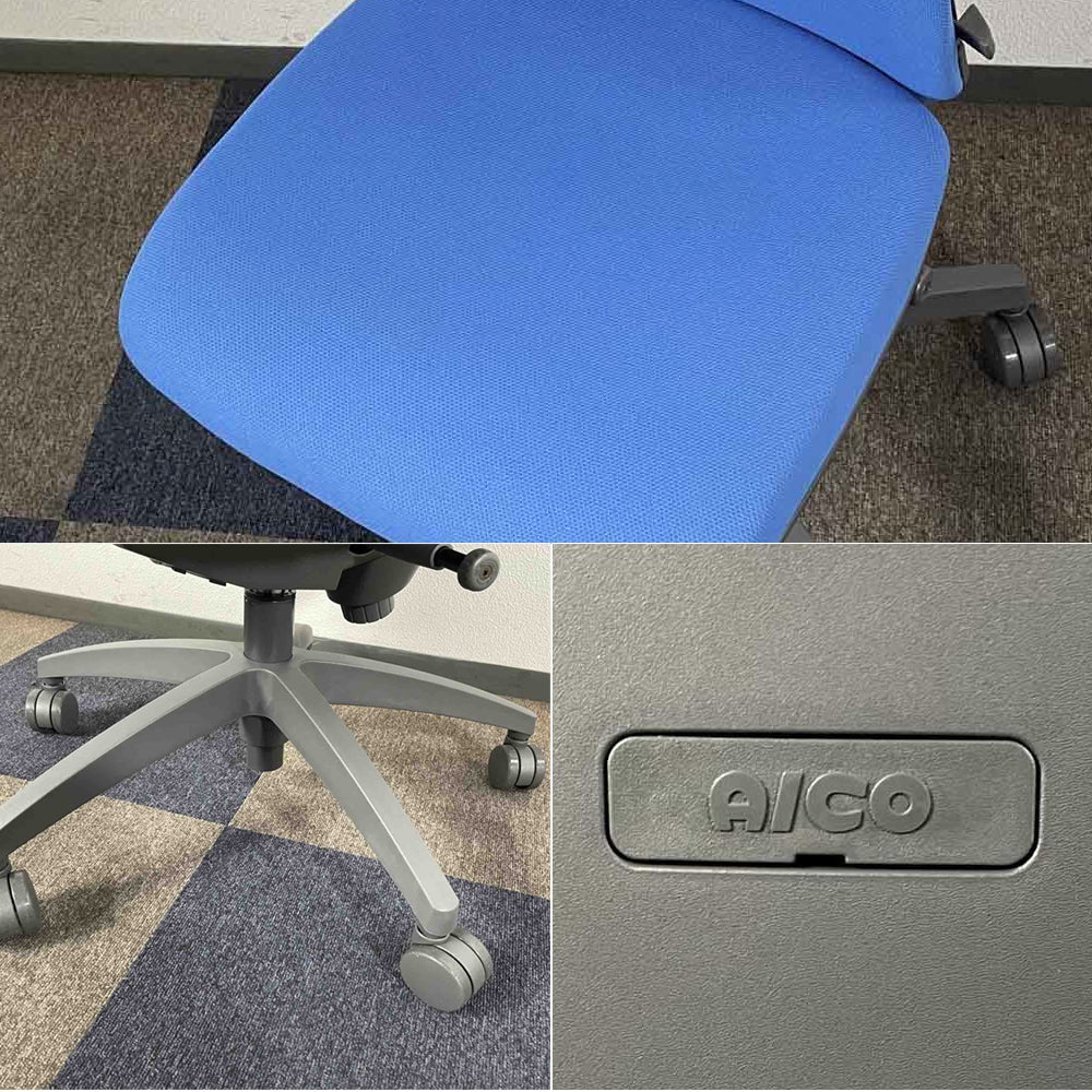 肘なしタイプ ミドルバックオフィスチェア チェア