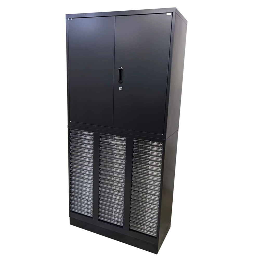 両開き書庫 クリスタル セット商品