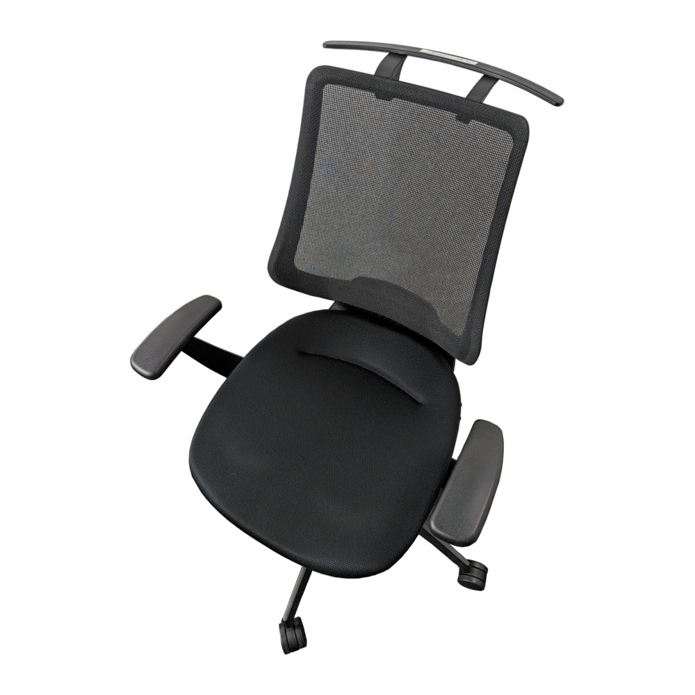 ハイバックチェア 固定肘 メッシュ