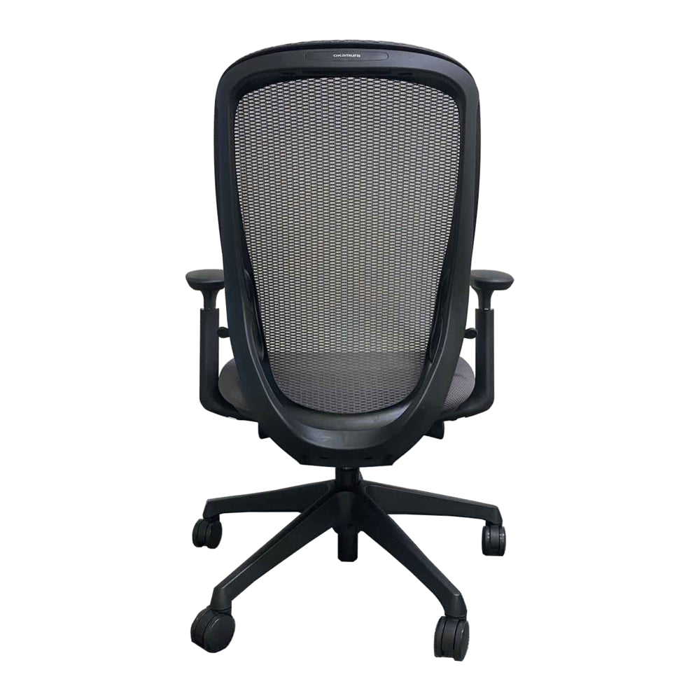 背もたれ ブラック オフィスチェア