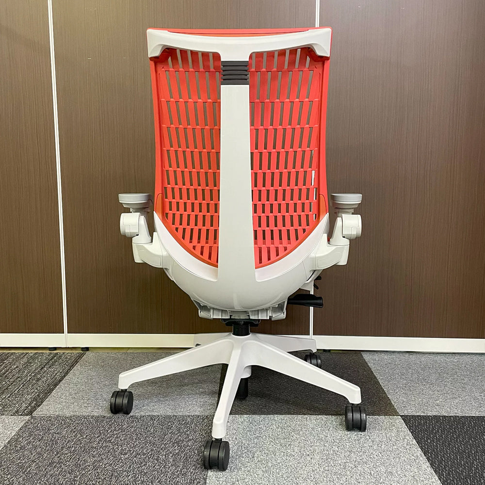 イトーキ act レッド オフィスチェア メッシュ