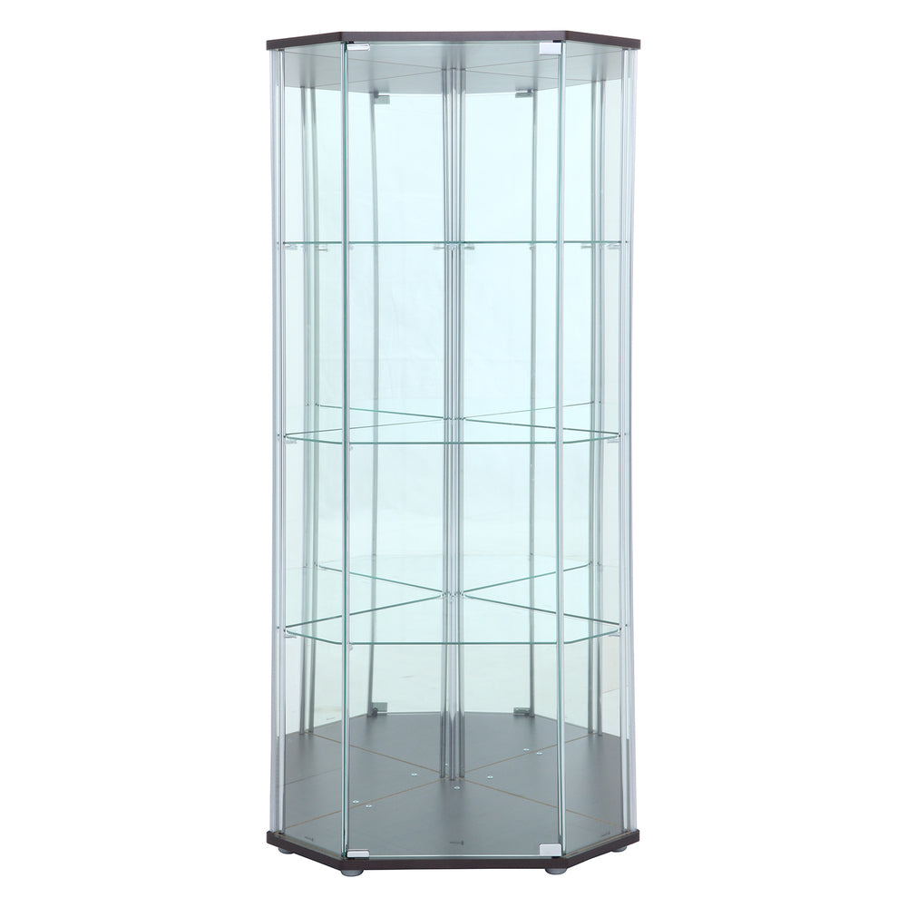 ガラスコレクションケース  背面ミラー付き 大型