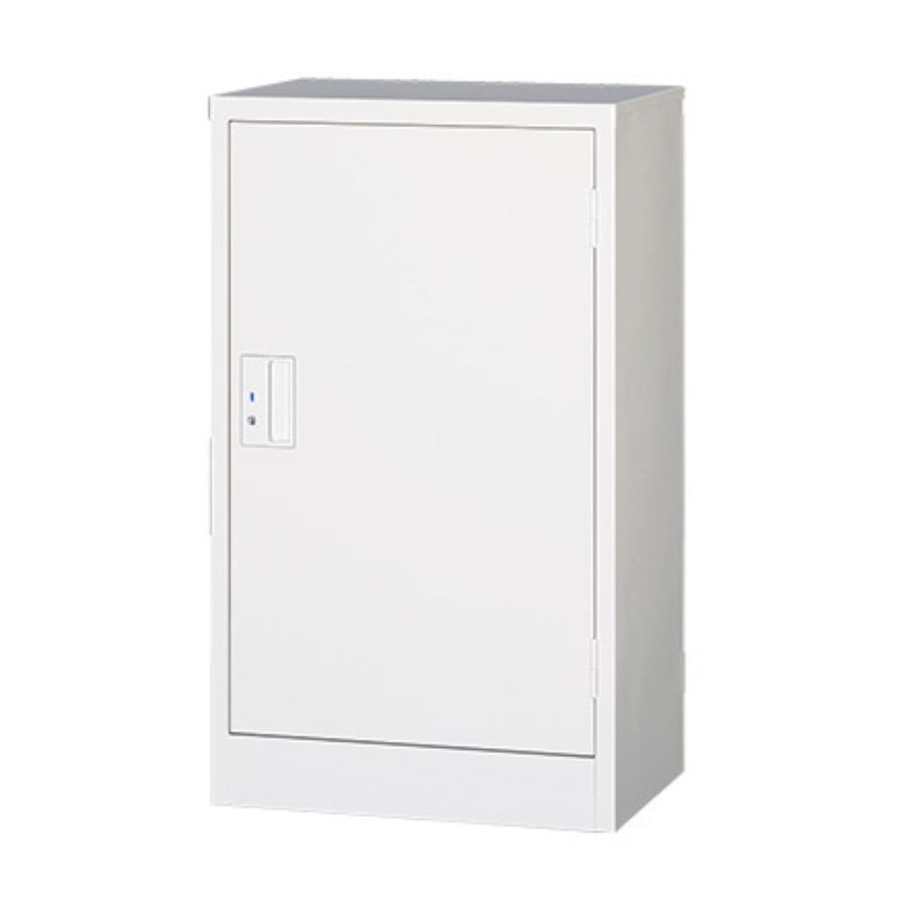 一般書庫 ホワイト 片開き 棚板2枚付