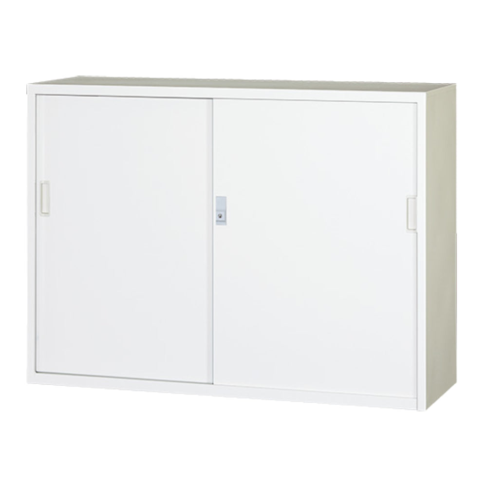 引違書庫 省スペース 鍵付き オフィス収納庫