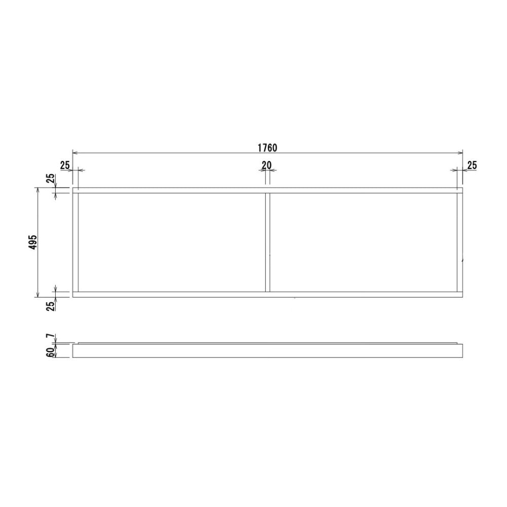 一般書庫用ベース ホコリ 奥行き