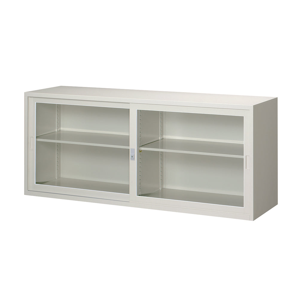 見やすい 引違ガラス戸 収納庫 A4対応