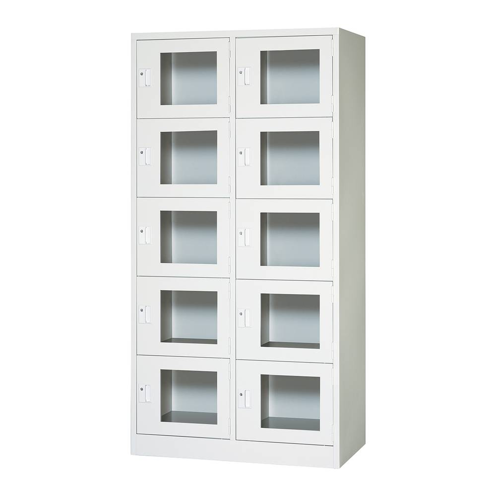10人用ロッカー 収納家具 スチール製