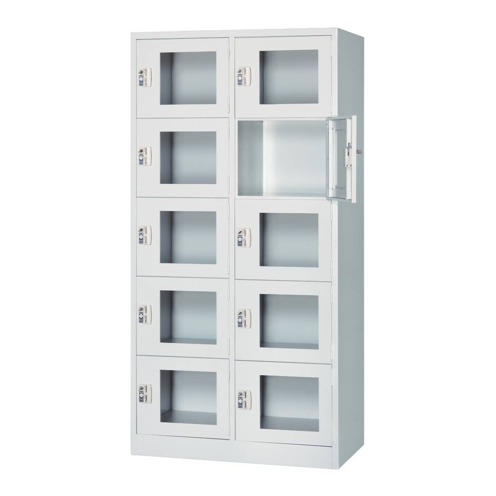 複数人用 更衣ロッカー 窓付き