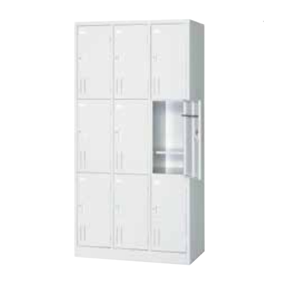 錠付きロッカー3列3段 公共施設