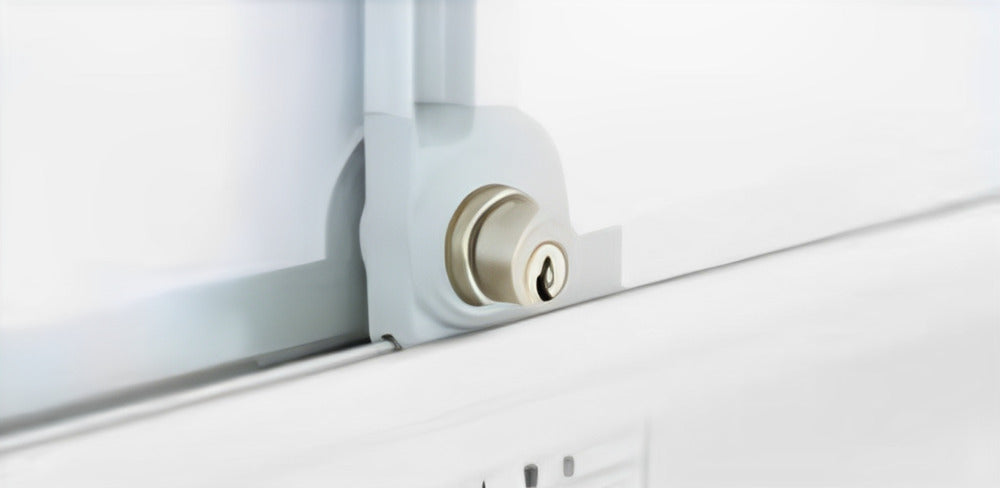 ロック機能 シリンダー錠 解錠状態