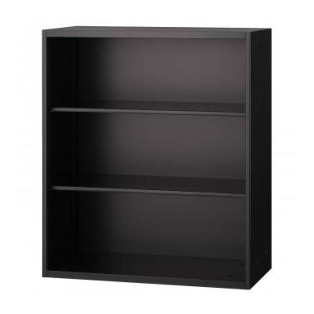 オープン書庫 ブラック コンパクト