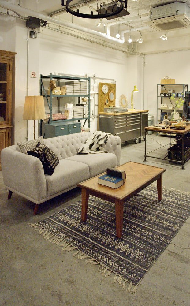 リビング 天然木 収納家具 ステンレス