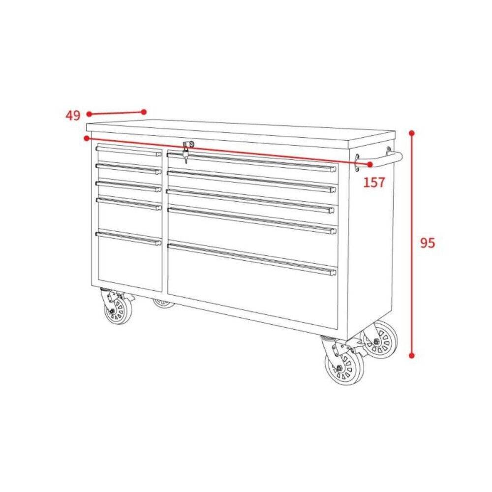 レジカウンター ワゴン W157