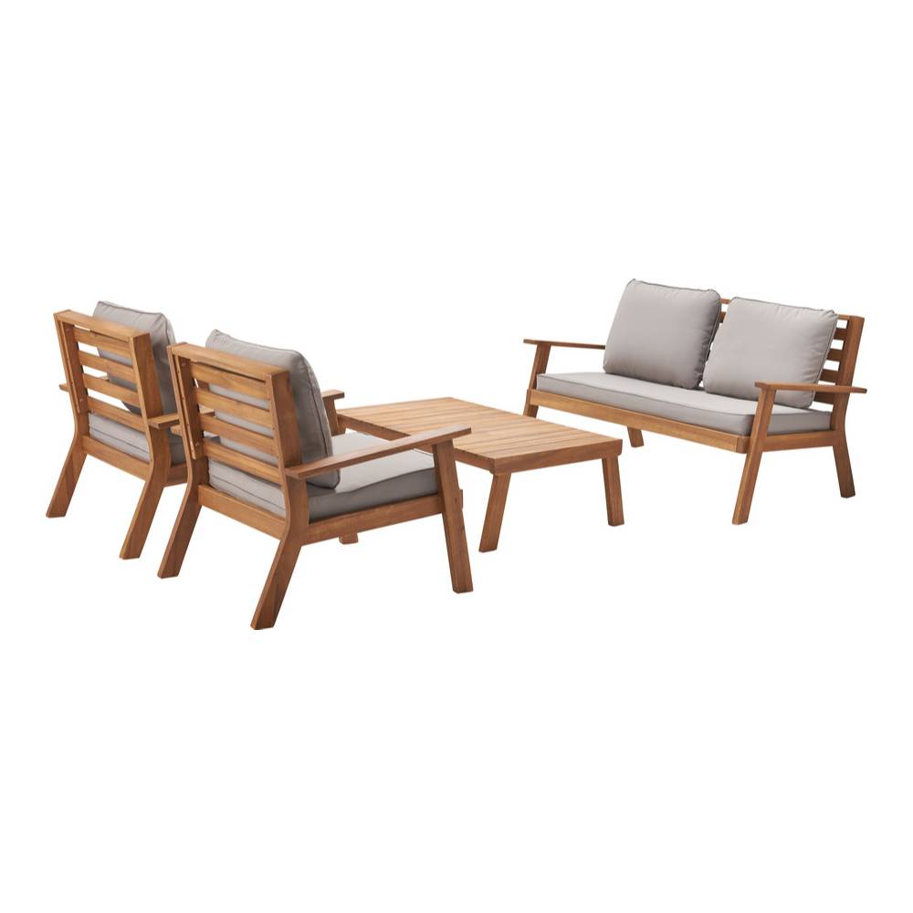 ソファテーブルセット 天然木 リビング