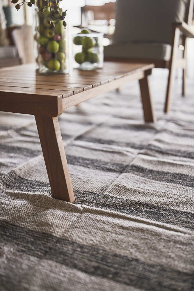 ソファテーブルセット ブラウン 天然木 ダイニング リビング ガーデン リゾート 組立品【az-nx20set】