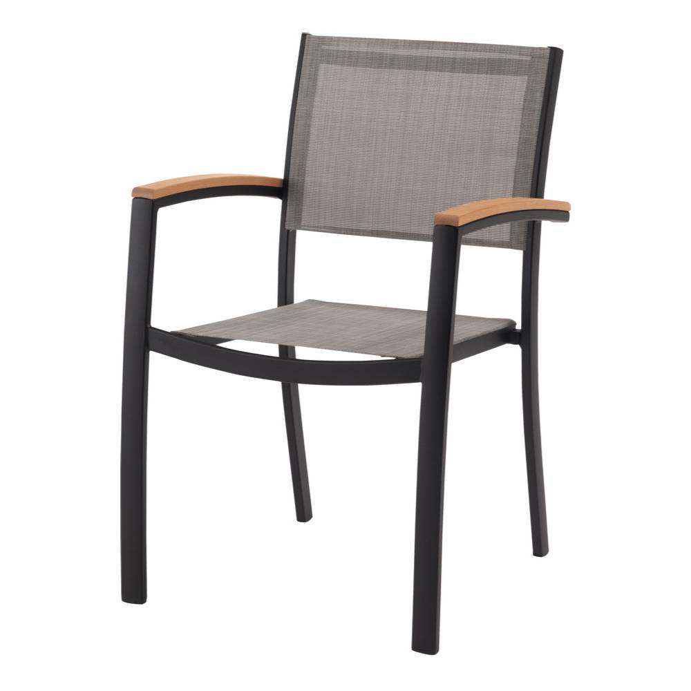 オリー チェア 天然木 メッシュ生地