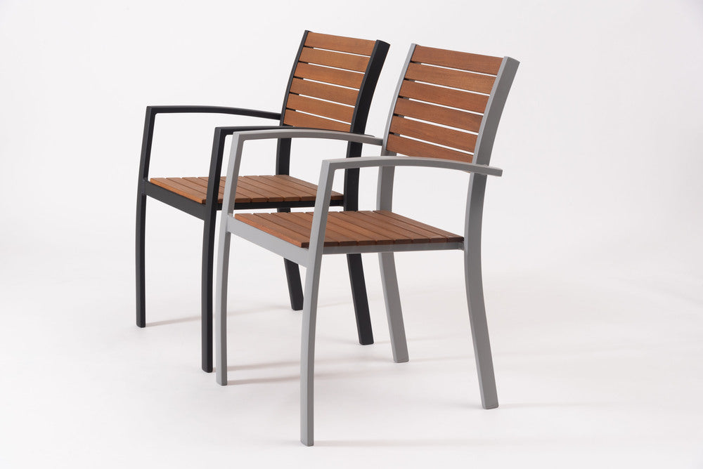 省スペース ブラック グレー テラス 椅子