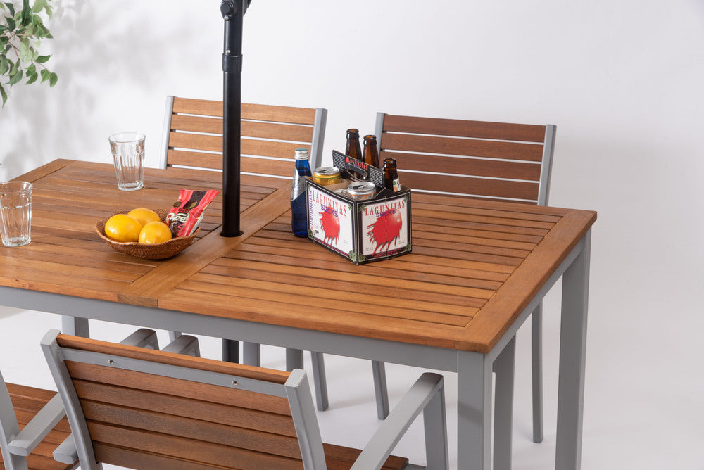 オリー チェア 天然木 スタッキング 椅子 アームチェア 屋外 ガーデン ベランダ テラス【az-ods72】