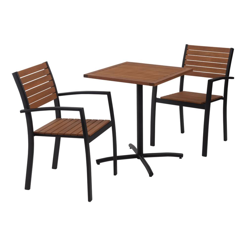 アジャスター付き テーブル 屋外 使用例