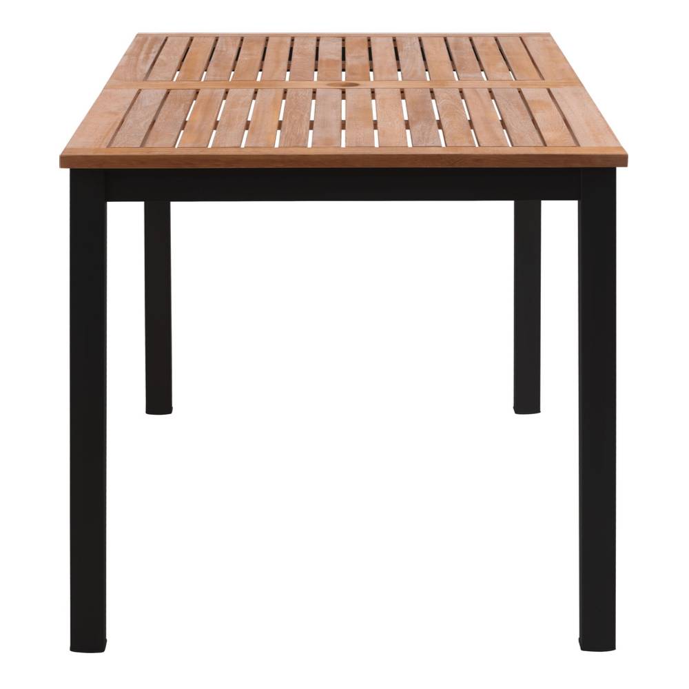 ダイニング 机 ブラック アウトドア用