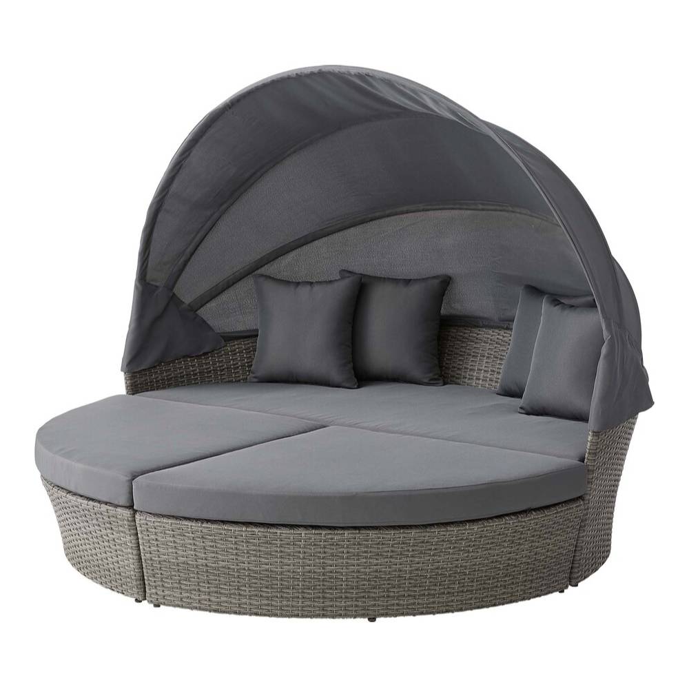 ガーデンソファセット グレー シェード付