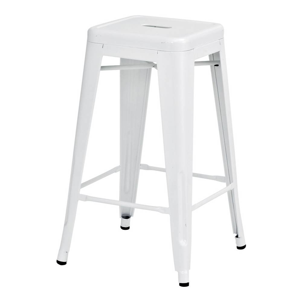 ハイスツール スタッキング アイボリー