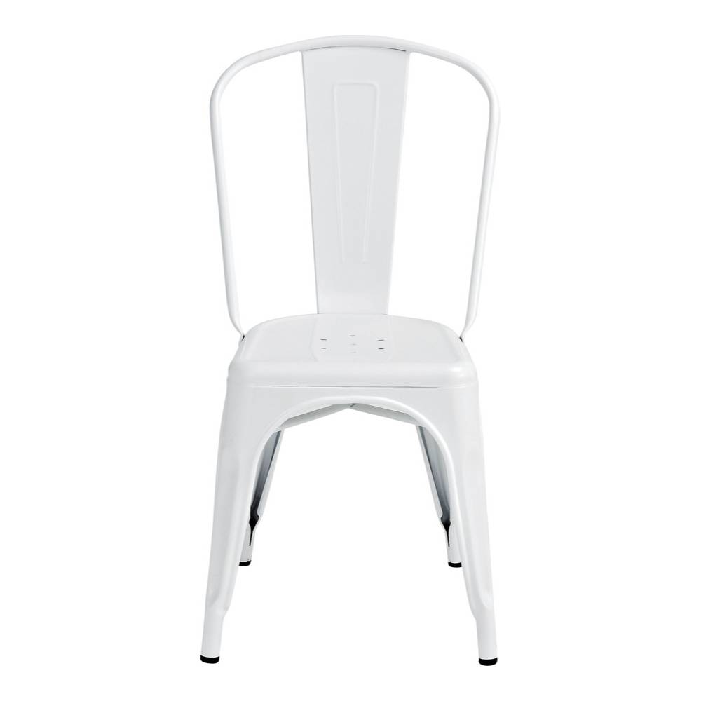 ダイニングチェア アイボリー スタッキング可能