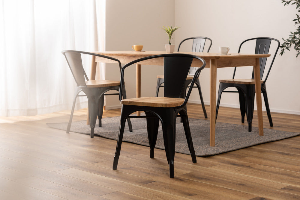 ダイニングチェア カフェ風 アームチェア