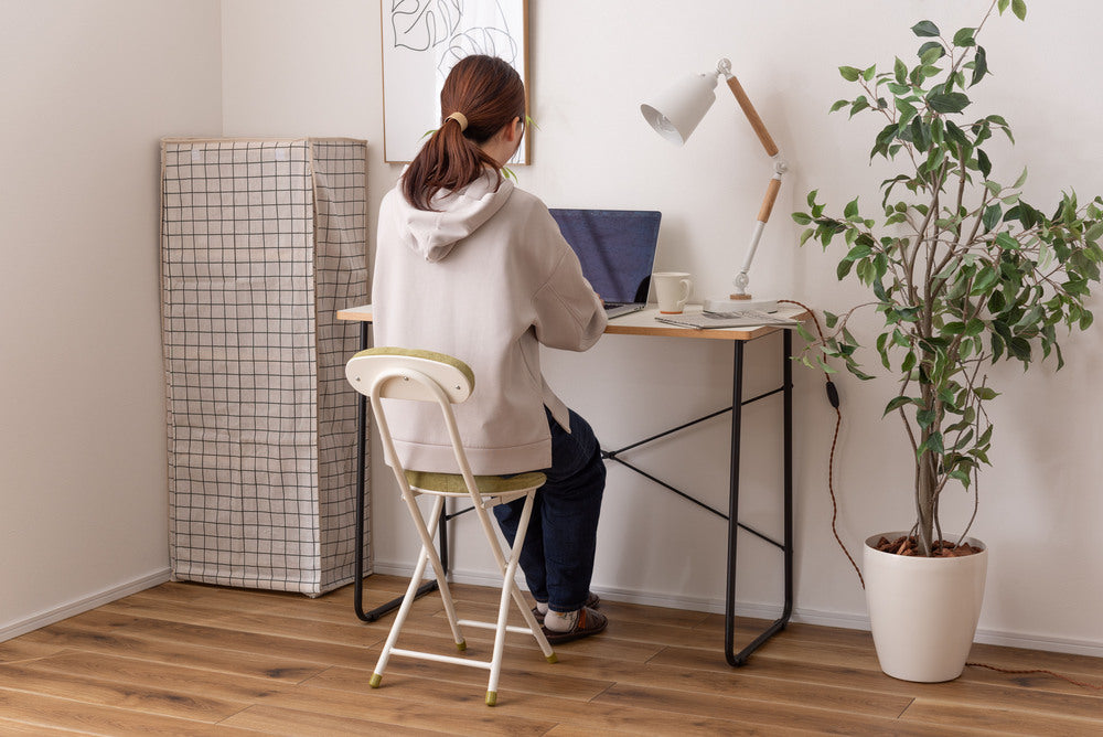 ロンダ チェア 折りたたみ式 6点セット 椅子 背もたれ付き 丸形 カウンター フォールディングチェア【az-pc32】