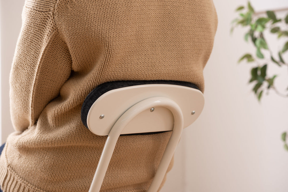 ロンダ チェア 折りたたみ式 6点セット 椅子 背もたれ付き 丸形 カウンター フォールディングチェア【az-pc32】