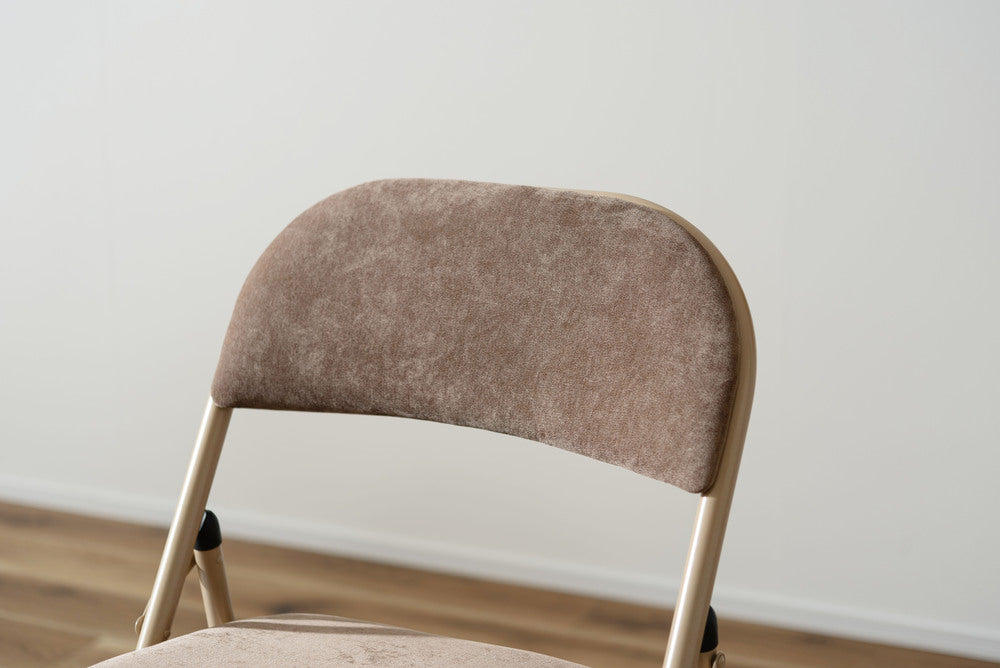 背もたれ付き ベロア調生地 リビング 椅子