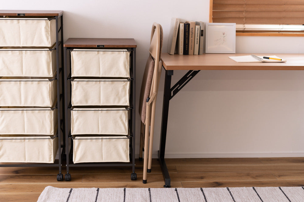 フォールディングチェア 折りたたみ式 4点セット 椅子 背もたれ付き ヴィンテージ デスクチェア ベロア調 チェア【az-pc33】