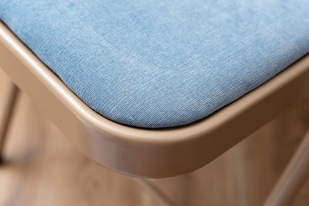 フォールディングチェア 折りたたみ式 4点セット 椅子 背もたれ付き ヴィンテージ デスクチェア ベロア調 チェア【az-pc33】