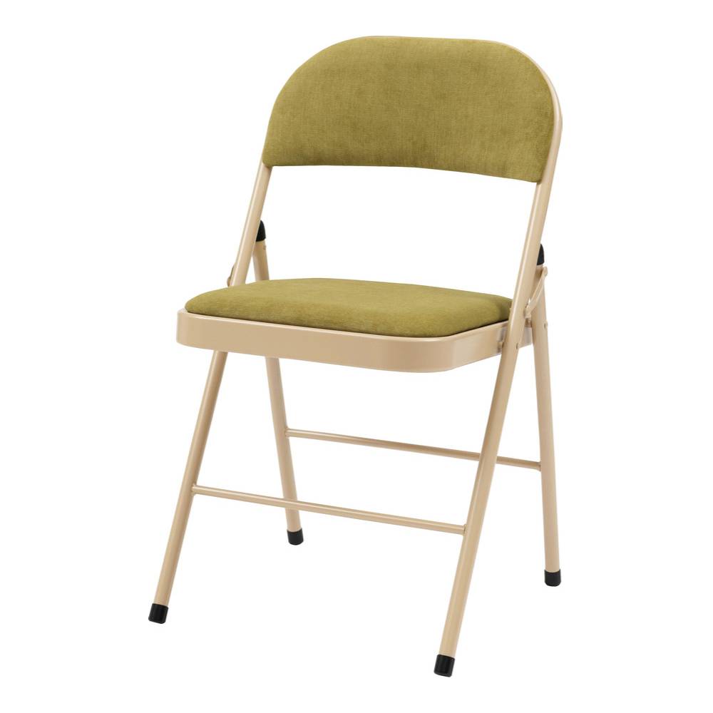 デスクチェア スチール製フレーム グリーン