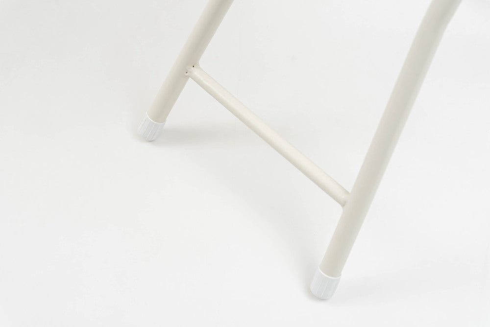 ロンダ ハイチェア フォールディングチェア 折りたたみ式 4点セット 椅子 背もたれ付き 丸形 カウンター【az-pc35】