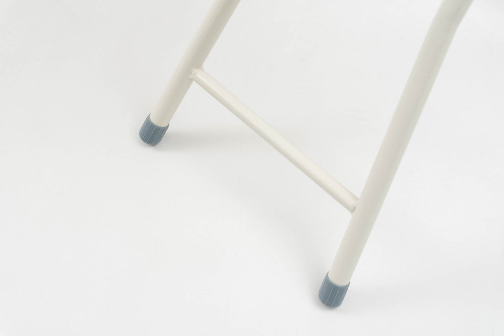 ロンダ ハイチェア フォールディングチェア 折りたたみ式 4点セット 椅子 背もたれ付き 丸形 カウンター【az-pc35】