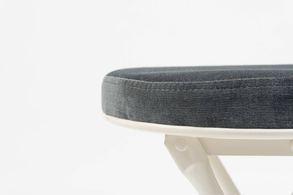 ロンダ ハイチェア フォールディングチェア 折りたたみ式 4点セット 椅子 背もたれ付き 丸形 カウンター【az-pc35】