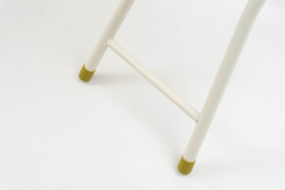 ロンダ ハイチェア フォールディングチェア 折りたたみ式 4点セット 椅子 背もたれ付き 丸形 カウンター【az-pc35】