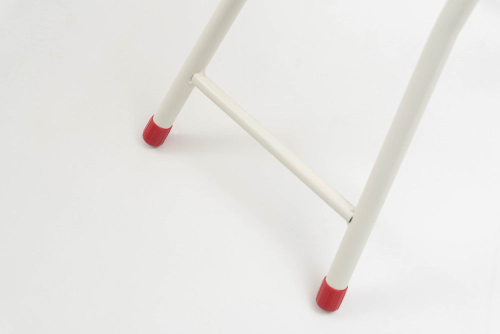 ロンダ ハイチェア フォールディングチェア 折りたたみ式 4点セット 椅子 背もたれ付き 丸形 カウンター【az-pc35】