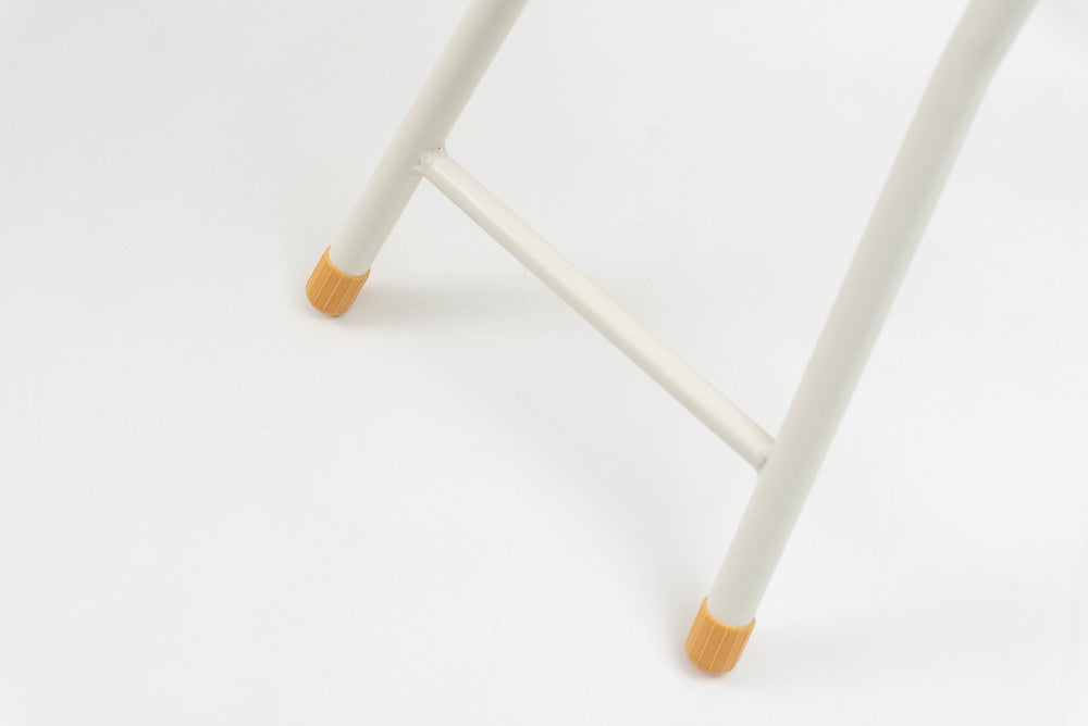 ロンダ ハイチェア フォールディングチェア 折りたたみ式 4点セット 椅子 背もたれ付き 丸形 カウンター【az-pc35】