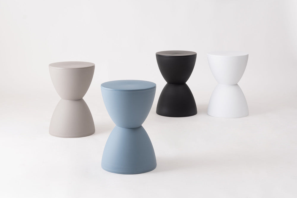 スツール 砂時計 丸椅子 4脚セット シンプル 玄関椅子 腰掛 ダイニングチェア【az-pc680】