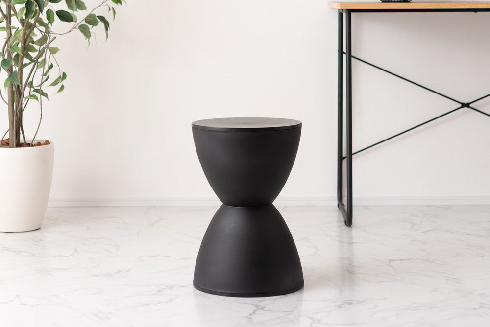 スツール 砂時計 丸椅子 4脚セット シンプル 玄関椅子 腰掛 ダイニングチェア【az-pc680】