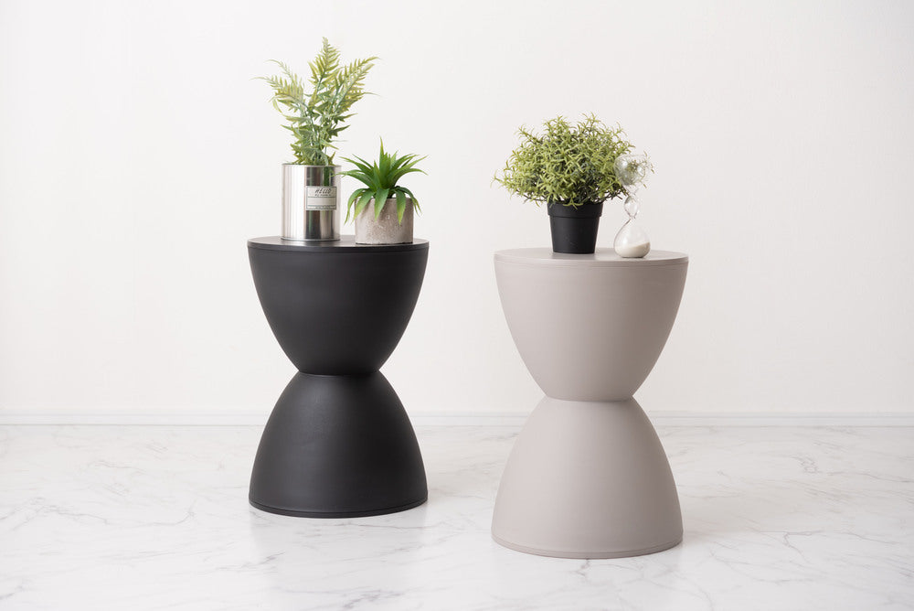 スツール 砂時計 丸椅子 4脚セット シンプル 玄関椅子 腰掛 ダイニングチェア【az-pc680】