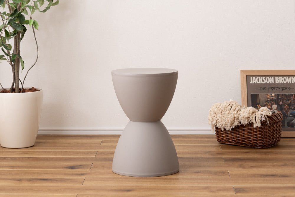 スツール 砂時計 丸椅子 4脚セット シンプル 玄関椅子 腰掛 ダイニングチェア【az-pc680】