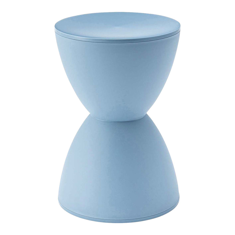 玄関椅子 ブルー コンパクト ダイニングスツール