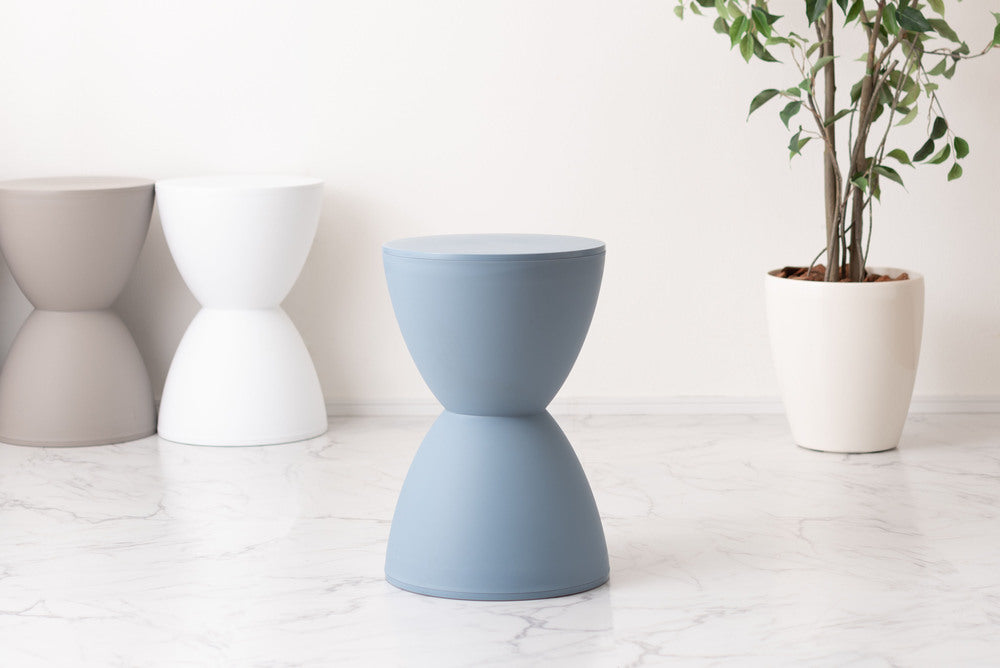 スツール 砂時計 丸椅子 4脚セット シンプル 玄関椅子 腰掛 ダイニングチェア【az-pc680】