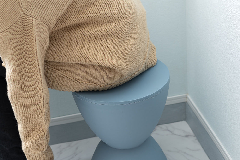 スツール 砂時計 丸椅子 4脚セット シンプル 玄関椅子 腰掛 ダイニングチェア【az-pc680】