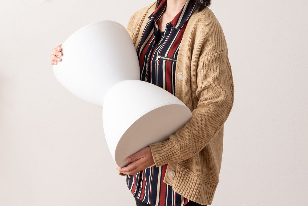 スツール 砂時計 丸椅子 4脚セット シンプル 玄関椅子 腰掛 ダイニングチェア【az-pc680】