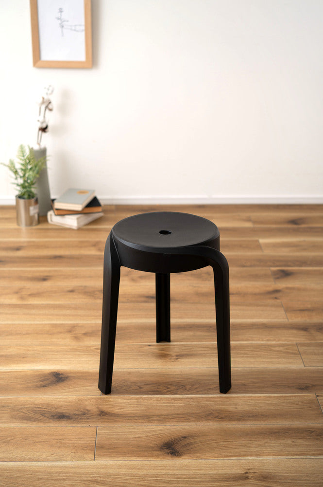 スツール スタッキング 丸椅子 積み重ね 6脚セット シンプル 椅子 プラスチック 予備椅子【az-pc860】