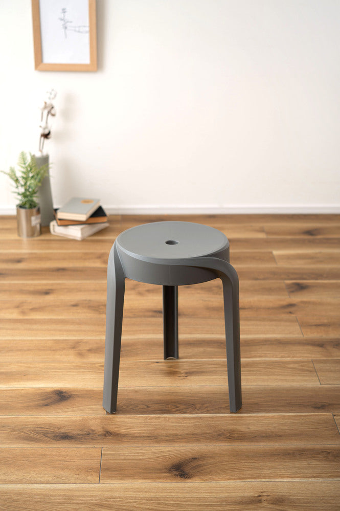 スツール スタッキング 丸椅子 積み重ね 6脚セット シンプル 椅子 プラスチック 予備椅子【az-pc860】